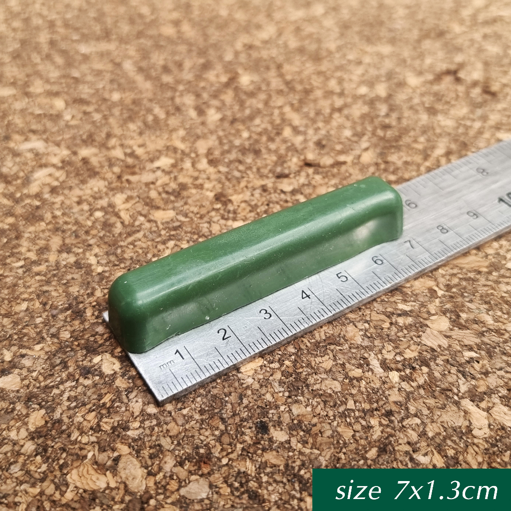 หนังลับมีดด้ามไม้ Leather Strop pro / ก้อนเขียวเนื้อละเอียด Polishing wax - รูปที่ 7