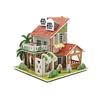 จิ๊กซอว์โมเดล จิ๊กซอว์โมเดลบ้าน จิ๊กซอว์สามมิติ จิ๊กซอว์กระดาษ 3D Jigsaw Puzzle