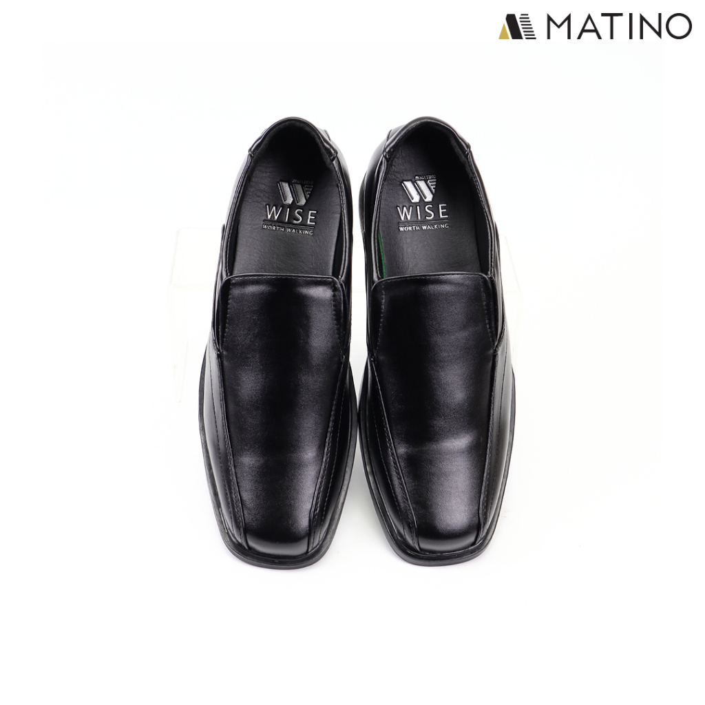 MATINO SHOES รองเท้าชายคัทชูหนัง รุ่น MNS/B 3022 - BLACK