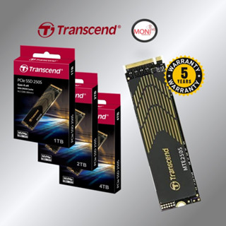 [ประกันศูนย์ไทย 5 ปี] Transcend PCIe NVMe M.2 SSD MTE250S / 250S Gen4x4 สำหรับ PS5 / PC