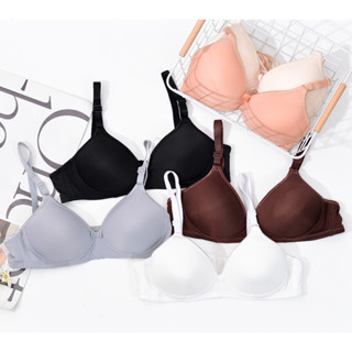 ชุดชั้นในสตรี ใส่สบาย ไซส์ 32-38 มีฟองน้ำบางๆ ไม่มีขอบ ราคาส…