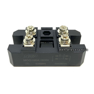 MDQ100A 1600V โมดูลDiode Single Phase Diode Bridge Rectifier 100A 1600V. ไดโอด4น๊อต