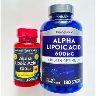 Alpha Lipoic Acid 600, 300 mg + Biotin Optimizer les