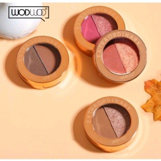 wodwod อายชาโดว์พาเลท2ช่องเนื้อดินน้ำมัน