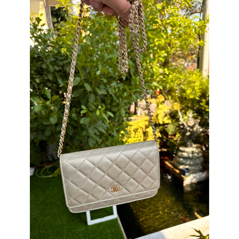 Chanel woc light gold hardware