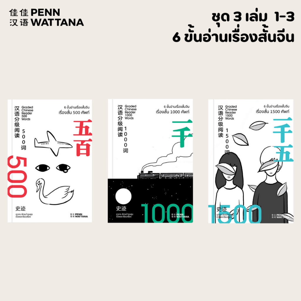 6 ขั้นอ่านเรื่องสั้นจีน 1-3