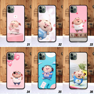 Samsung A30s A31 A32 A42 A50 A50s A51 A52 A53 A70 A71 A72 A80 A90 A91 เคส หมูน่ารัก