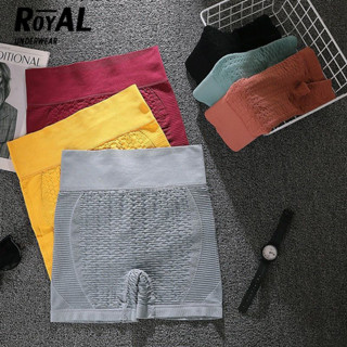 Royal Underwear กางเกงโยคะ ออกกำลังกาย ผู้หญิง เอวสูง กีฬา ระบายอากาศ กางเกงยกสะโพก BBA120