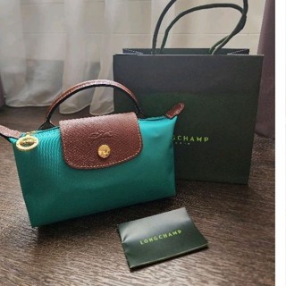 longchamp le pliage สี Turquoise 4,500.- (มีก๊อปปี้ใบเสร็จให้ค่ะ)