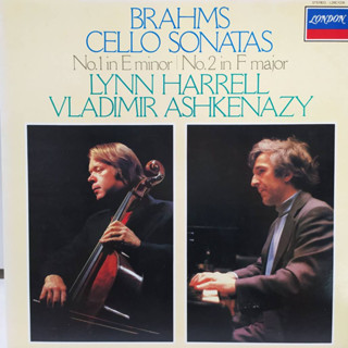 1LP Vinyl Records แผ่นเสียงไวนิล BRAHMS CELLO SONATAS No.1 in E minor No.2 in F major  (J14B142)