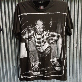 เสื้อยืดมือสอง งานใหม่ สไตล์วินเทจ Bootleg Nirvana  Size L.อก22-23/ยาว29.5