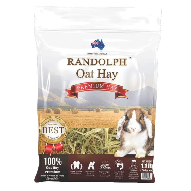 หญ้าโอ๊ด แรนดอล์ฟ Oat Hay 500 กรัม by Randolph