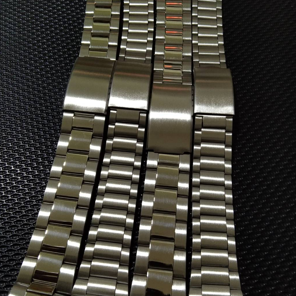 สายนาฬิกาสแตนเลส 19 mm หัวต่อโค้ง ตัดสายได้ ซื้อเยอะราคาส่ง ส่งจากไทย