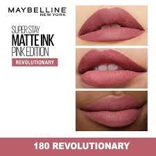 เมย์เบลลีน Maybelline Super stay Matte Ink Liquid Lipstick 5 ml #180 Revolutionary