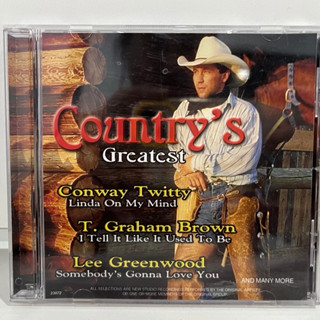 1 CD  MUSIC ซีดีเพลงสากล   COUNTRYS GREATEST  VOLUME THREE  23872    (D16D27)