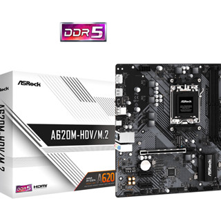 ASROCK A620M-HDV/M.2 DDR5 เมนบอร์ด AM5 สำหรับ AMD 7000 Series