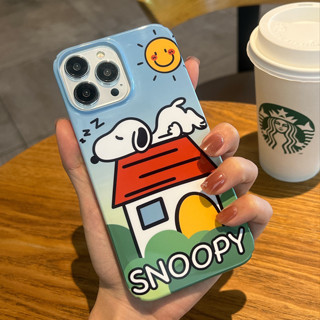 ❤️จัดส่งทันที❤️เคสไอโฟน11/12/13/14 Pro max เคสไอโฟน 13 เคสบาง cute snoopy Hard Case For iPhone 11,12,13,12PM,13PM,14PM