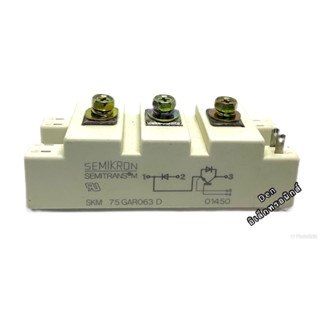 SKM 75 GAR063 D โมดูล IGBT module N-CH 600V 75A SEMIKRON