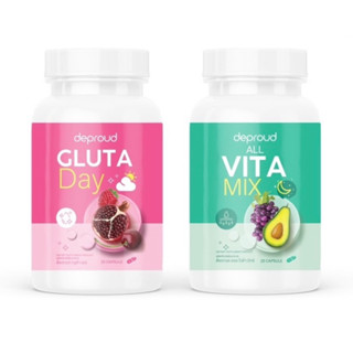 (1กป.) กลูต้า เดย์ / ออล วิต้า มิกซ์ Deproud Gluta Day / All Vita Mix