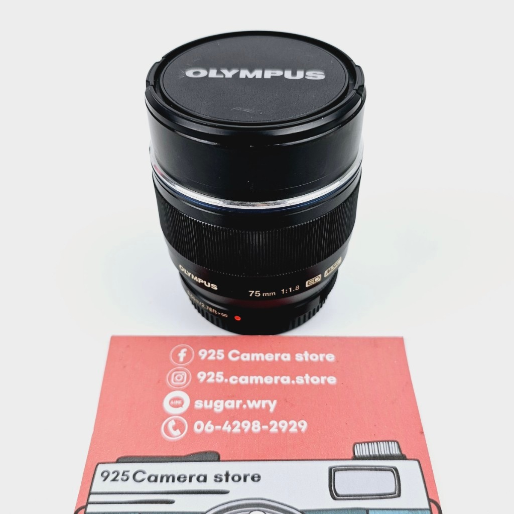 เลนส์ Olympus 75mm F1.8 สีดำ