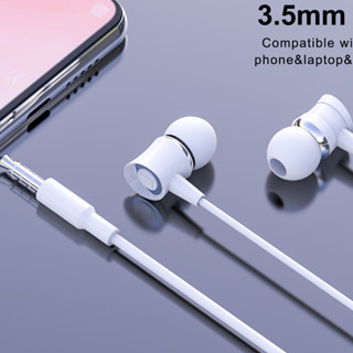 หูฟัง Earphones 1562 หูฟังแบบมีสาย มีไมค์ในตัวมีปุ๋มควบคุมระดับเสียง เสียงดี เบสหนัก ใช้กับAndroid / IOS