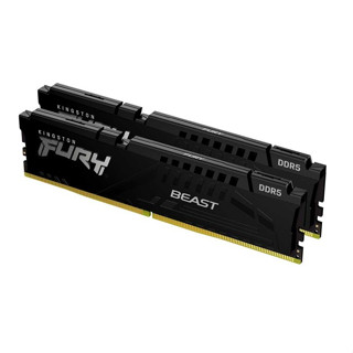 64GB (32GBX2) DDR5 5600MHz RAM (แรมพีซี) KINGSTON FURY BEAST (KF556C40BBK2-64)