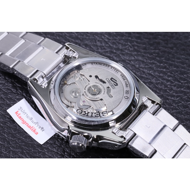 (แถมกล่องแบบพกพาและที่ตัดสาย) นาฬิกา SEIKO 5 SPORTS Mid-size “SPORTS STYLE” รุ่น SRPK35K / SRPK35K1 ( 38 มม.)