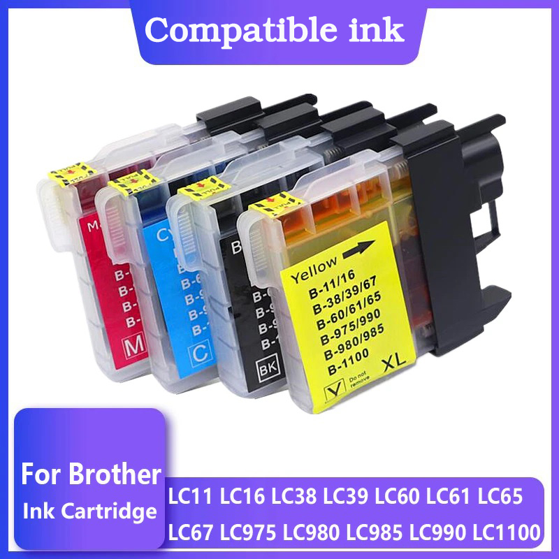 ตลับหมึก เทียบเท่า Brother LC39 LC38  LC65 LC67 ใช้กับพริ้นเตอร์ DCP-J125 / J140W  / J315W / 145C / 165C / 195C And