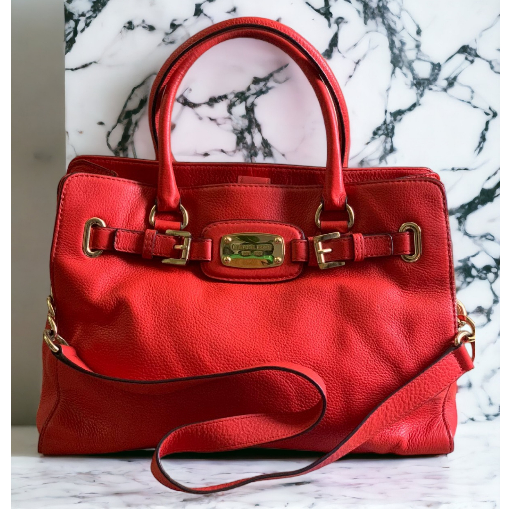 MK Handbag/shoulder bag - used bag (orange-ส้ม)