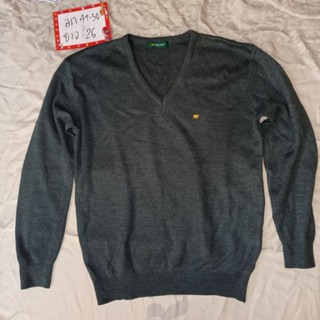 เสื้อไหมพรมแขนยาวมือสอง งานญี่ปุ่น สวย แบรนด์  Golden bear sweater เสื้อสเวตเตอร์