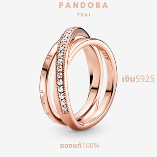 THAI🏅💎สินค้าพร้อมส่งในไทย💎Pandoraแท้ แหวนpandora เงินS925 pandoraแหวน ของแท้100% แหวนผู้หญิง เครื่องประดับ ของขวัญ