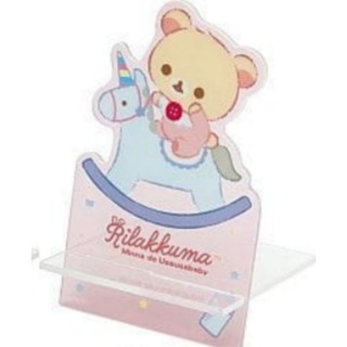 San-x 🌸 Rilakkuma 🌸 Korilakkuma acrylic stand 🌸 สแตนอะคริลิค น้อง โคริ ขี่ยูนิคอร์น น่ารักสุดๆคร้า 🌸 วางมือถือ โคริคุมะ