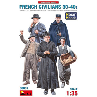 1/35 French Civilians 30-40S [MI 38037]