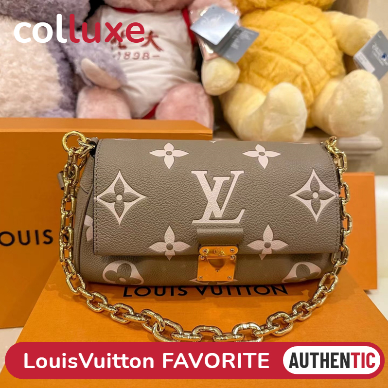 👜หลุยส์วิตตอง Louis Vuitton FAVORITE สุภาพสตรี/กระเป๋าสะพาย/กระเป๋าใต้วงแขน