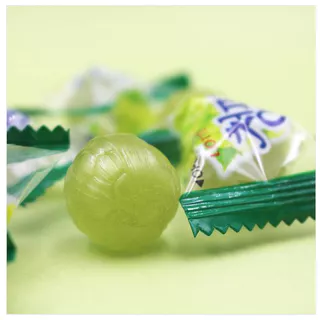 ลูกอมเกาหลี LOTTE Greape Candy 153g ลูกอมรสองุ่น 청포도 캔디 ลูกอมรสองุ่นเขียว