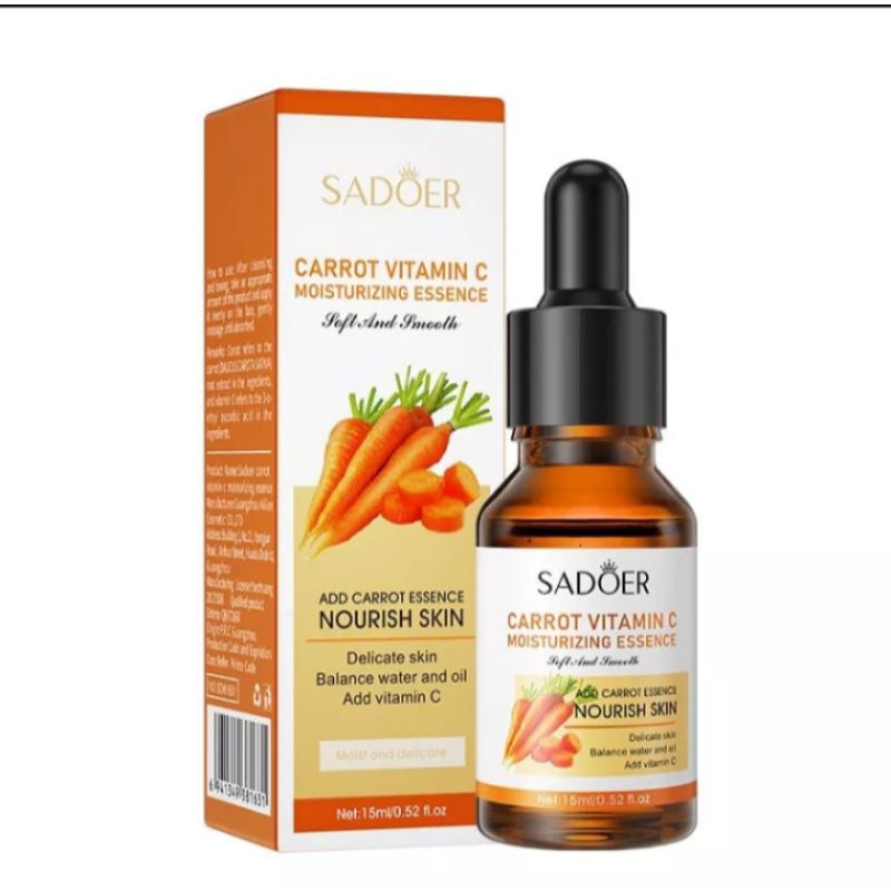 🥕เซรั่ม SADOER ทำให้หน้ามีผิวเนียนใสขึ้นอย่างเห็นได้ชัด🥕 ของแท้100% พร้อมส่ง🙏