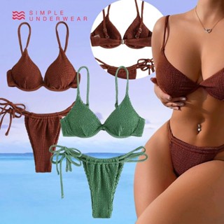 097 Simple Underwear bikini บิกินี่ ดันทรง