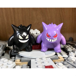 Pokemon BLACK GENGAR Figure Tomy Set RARE  #โปเกม่อน