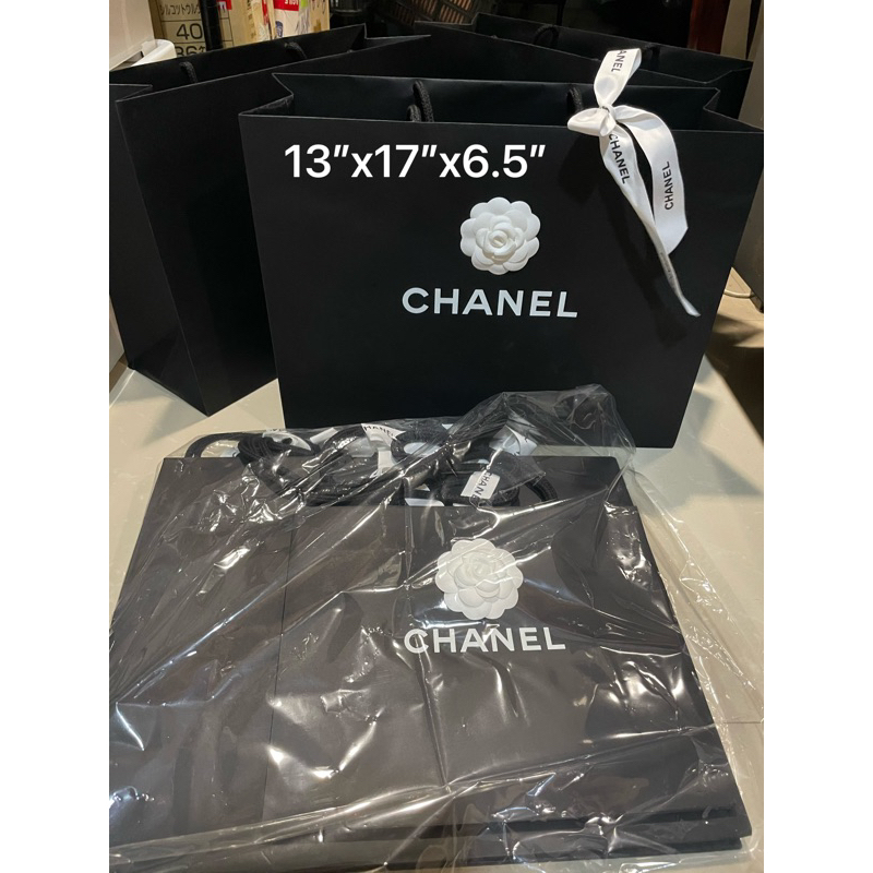 อุปกรณ์กระเป๋าCHANEL ถุงกระดาษ Chanel  ของแท้ทุกชิ้นค่ะ