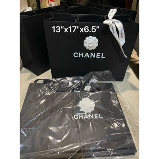 ถุงกระดาษ Chanel  รุ่นใหม่กระดาษแบบด้านของแท้ทุกชิ้นค่ะ