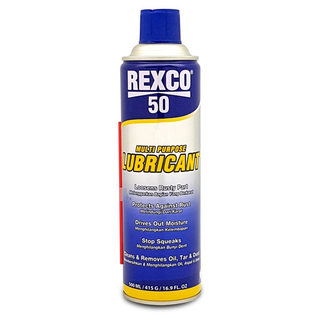 REXCO NO.REXCO 50-500 สเปรย์นํ้ายาหล่อลื่นอเนกประสงค์ 500 ml.  Factory Gear By Gear Garage