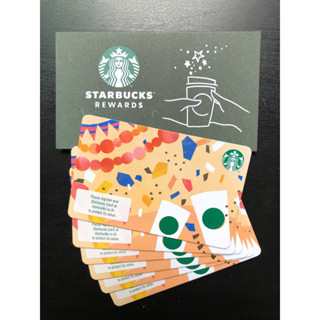 [Starbucks Cards] บัตรสตาร์บัคส์ราคา 100 / 300 /500 บ **ส่งบัตรจริงตามที่อยู่ในระบบ**