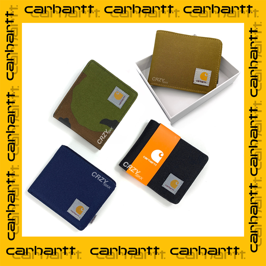 A225 • CRZY.BKK กระเป๋าสตางค์ carhartt (กล่อง+การ์ดครบเซ็ท) กระเป๋าสตางค์ผู้ชาย กระเป๋าสตางค์ผู้หญิง