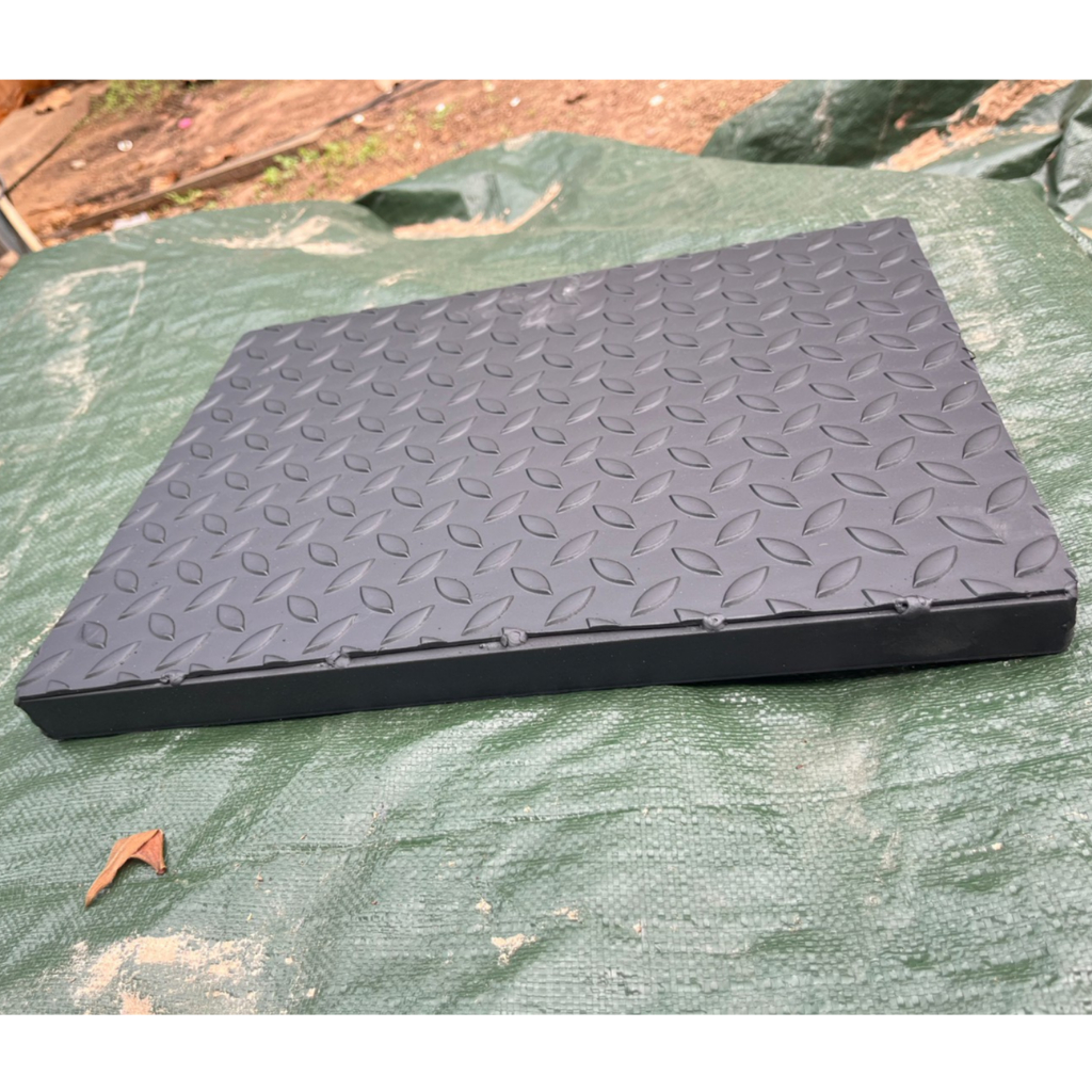 Pradoo'Siam ฝาปิดท่อระบายน้ำ (1ขิ้น) ฝาปิดท่อน้ำเหล็ก ฝาเหล็กปิดท่อน้ำ ฝาปิดท่อภายนอกเหล็ก ตะแกรงปิด