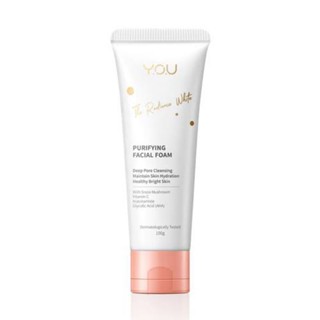 YOU THE RADIANCE WHITE PURIFYING FACIAL FOAM โฟมล้างหน้าเพื่อผิวกระจ่างใส กลิ่นหอม