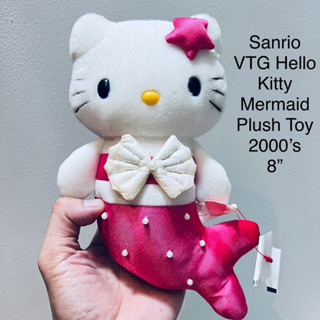 ตุ๊กตา เฮลโหล คิตตี้ นางเงือก ขนาด8” Sanrio VTG Hello Kitty Mermaid Plush Toy 2000’s งานสวย สภาพสมบูรณ์ ลิขสิทธิ์แท้