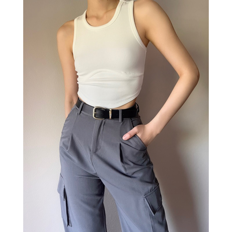 Aliotte - Miro Tank Top (Crew-Neck Tank Top With Center Seam)