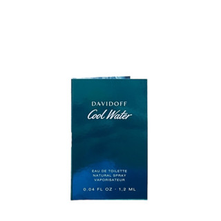 DAVIDOFF Cool Water EDT 1.2 ml (ผลิต 09/2022) ของแท้💯% หัวสเปรย์ ไม่เต็มขวดแก้ว