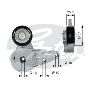 ลูกรอกสายพานหน้าเครื่อง FORD FOCUS FIESTA 1.5 1.6 Ecoboost 2012- VOLVO S60 S80 V40 V60 V70 B4164 1.6 T2 T3 T4 GATES