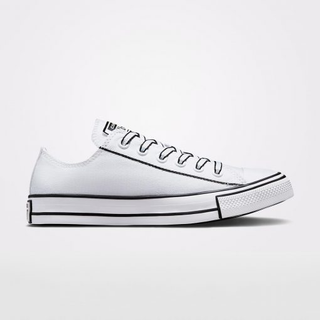 Converse รองเท้าผ้าใบผู้หญิง Chuck Taylor All Star Outline Sketch Ox White ( A03528CU3WTXX )